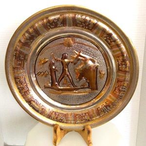Vintage 🇪🇬 Egyptian handmade wall plate